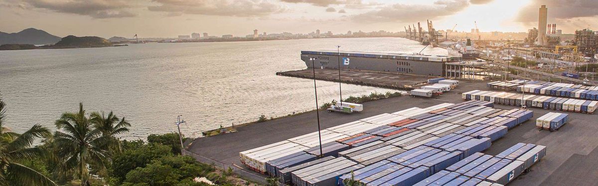 Caribbean shipping port