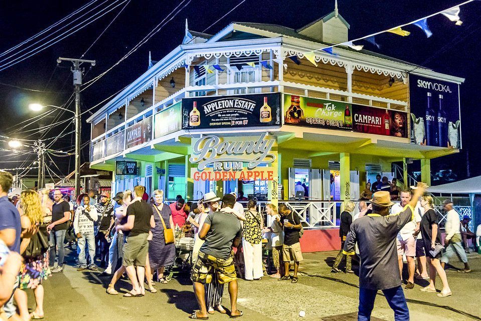 Gros Islet Friday night street party, Saint Lucia