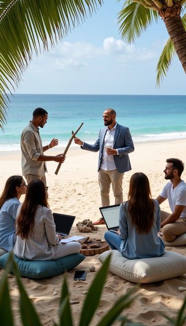 Caribbean business meeting